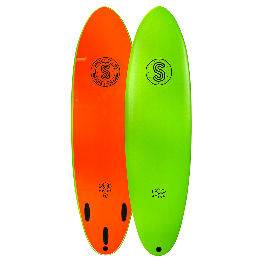 SOFTLITE SURFBOARDS Pop Stick Thruster Foamie. 5 6 X 20 X 2 3 4 36L