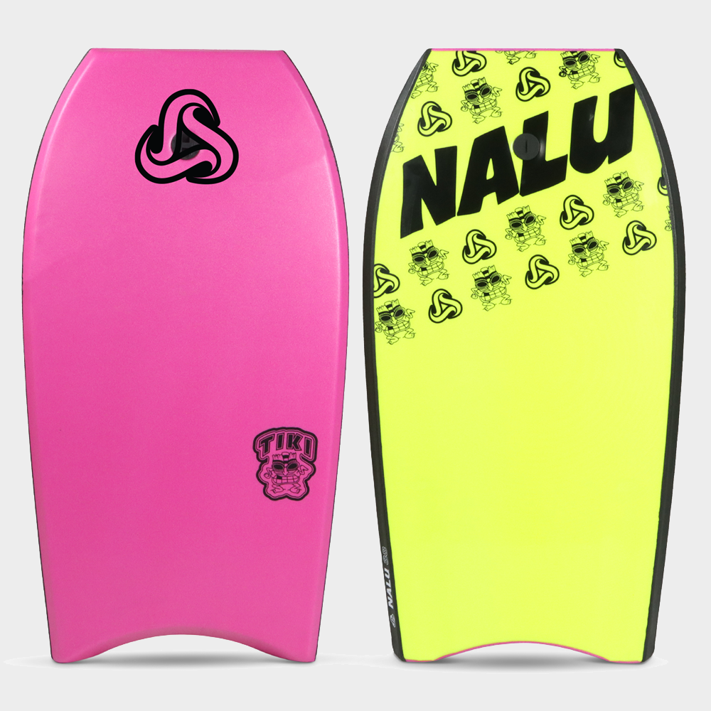Nalu Bodyboards Tiki EPS core. This boogie board is designed for Beginner riders
