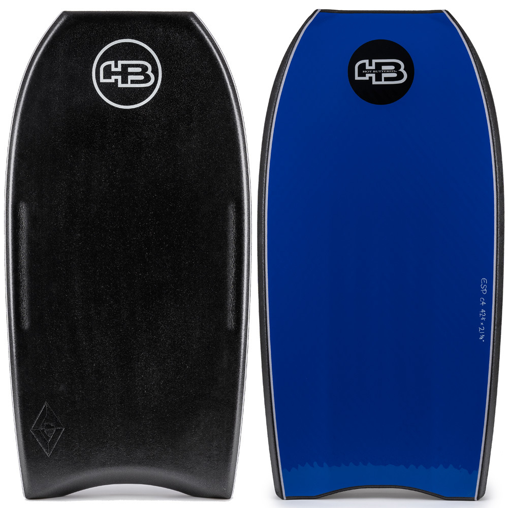 Hot Buttered ESP C4 Quad Concave PP core bodyboard. This weapon is