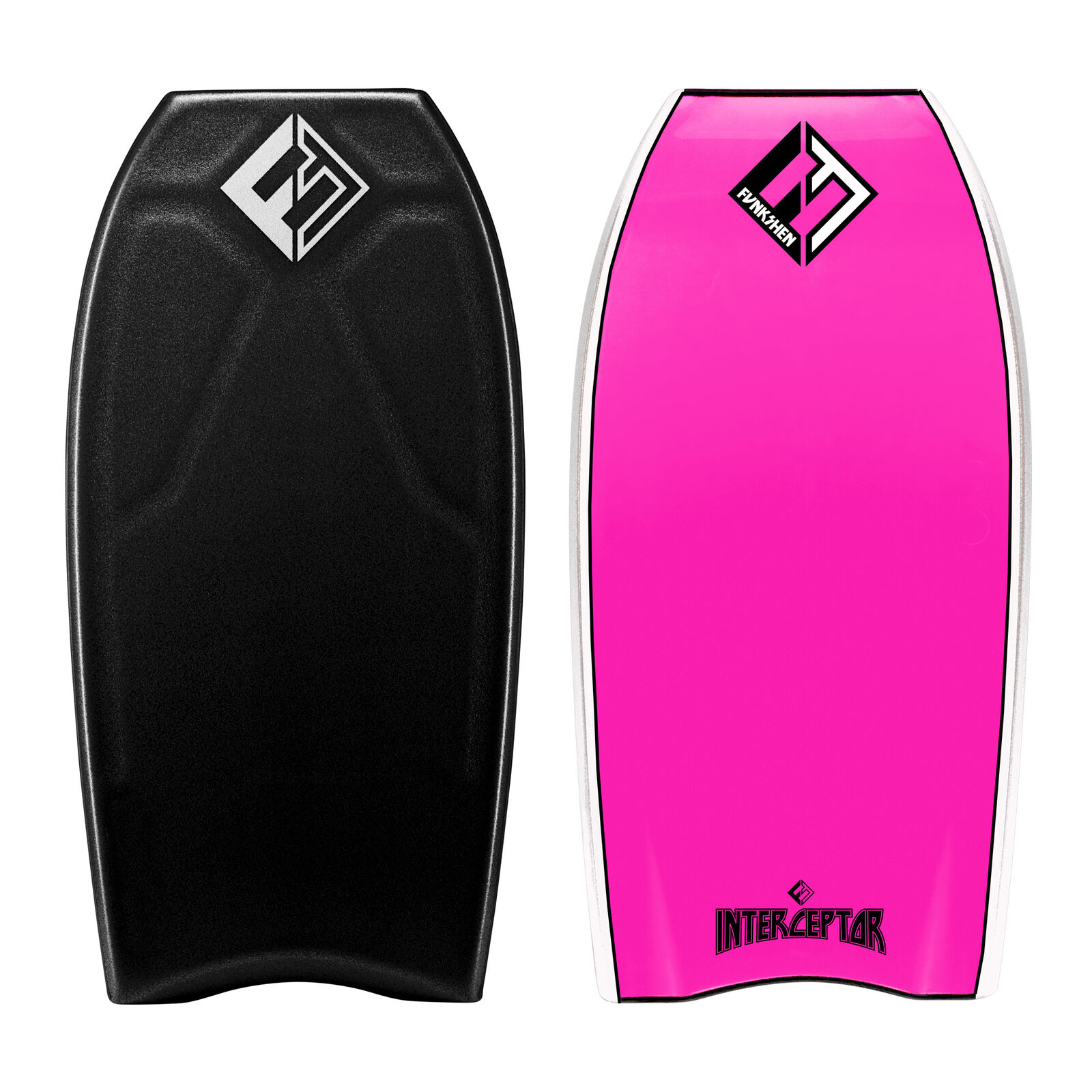 Funkshen Interceptor ZED core bodyboard. This boogie board is designed