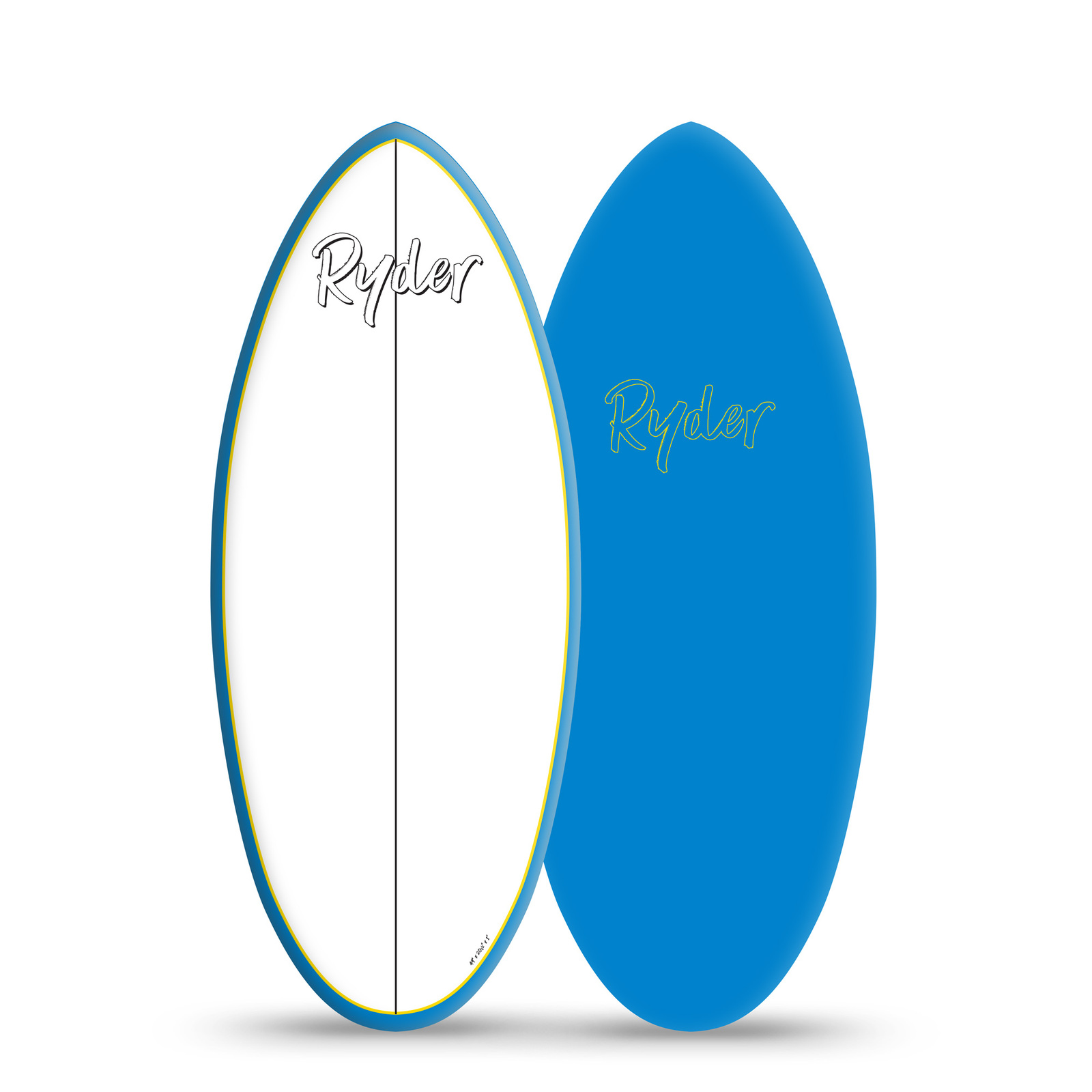 RYDER SKIMBOARDS Epoxy Skimboard 49" RYDER SOFT SURFBOARDS