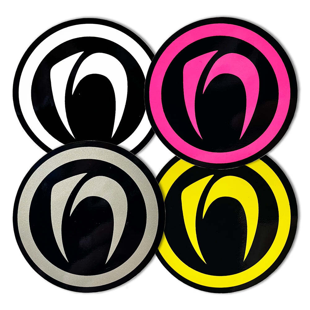 NOMAD BODYBOARDS Logo Sticker Assorted Colours