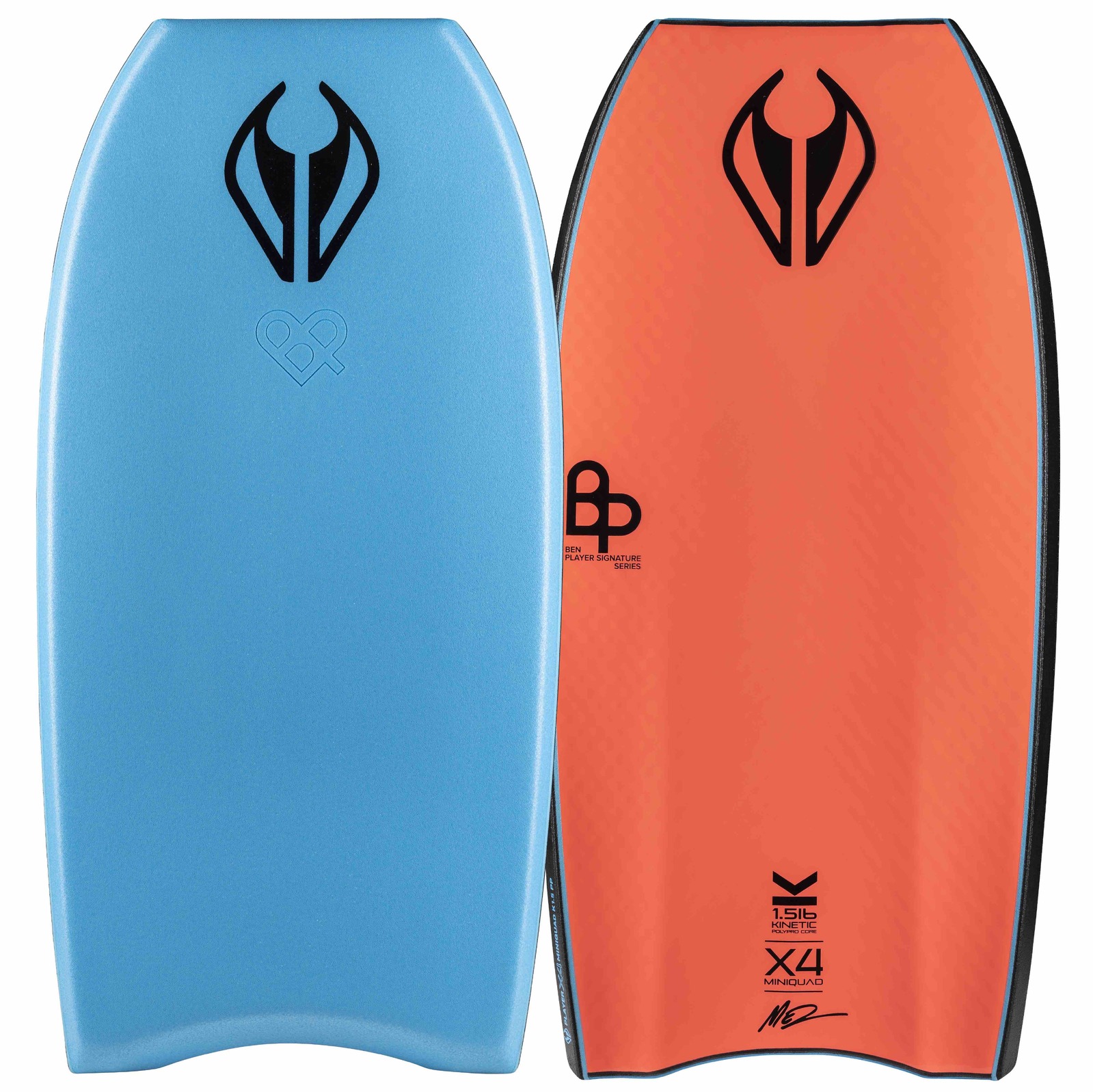 NMD Ben Player NRG+ Mini Quad Concave K15 PP Core Bodyboard. Designed