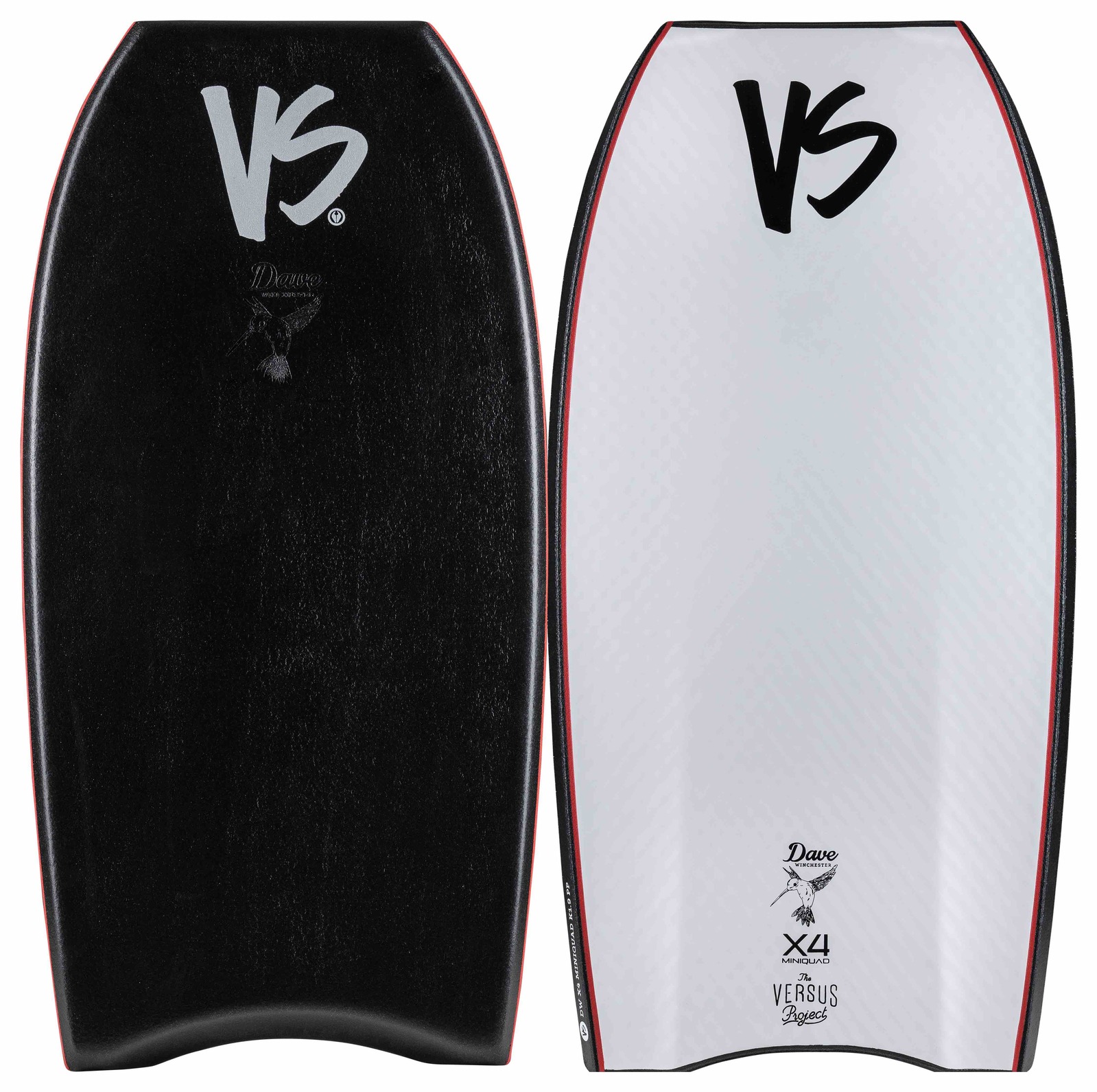 VS Dave Winchester Mini Quad Concave Polypro Core Bodyboard is