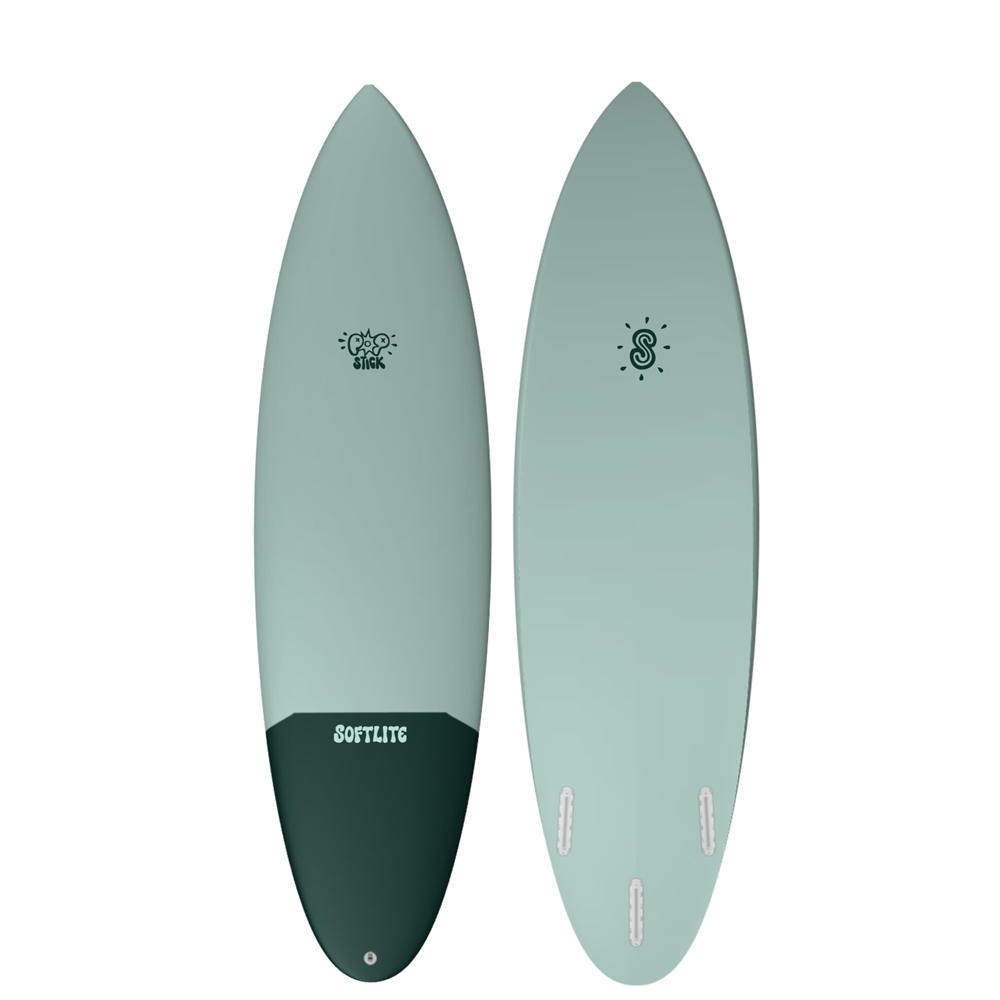 SOFTLITE SURFBOARDS Pop Stick Hybrid Thruster Foamie (5'8