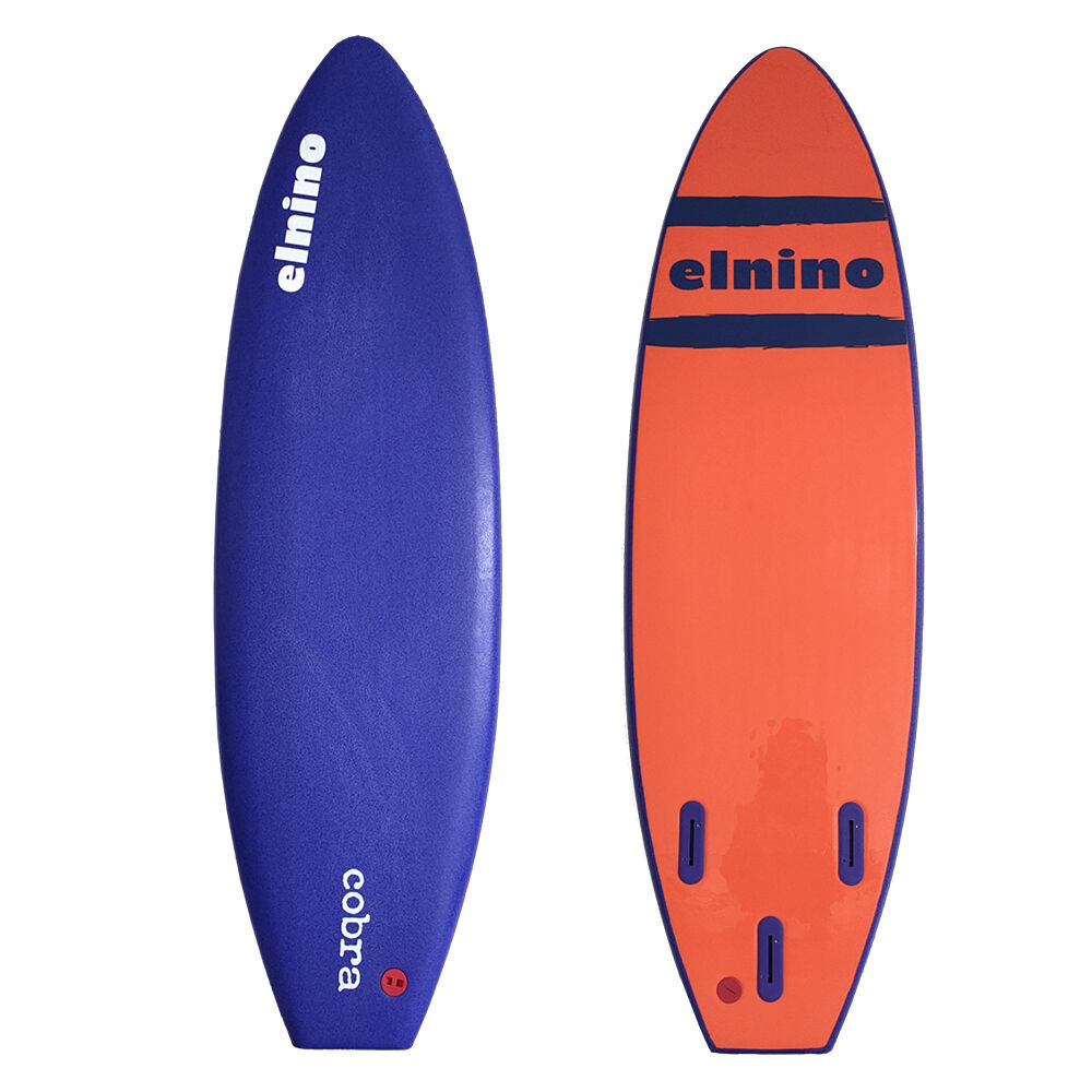 The El Nino 6'0 Cobra Thruster Foamie is designed for beginner