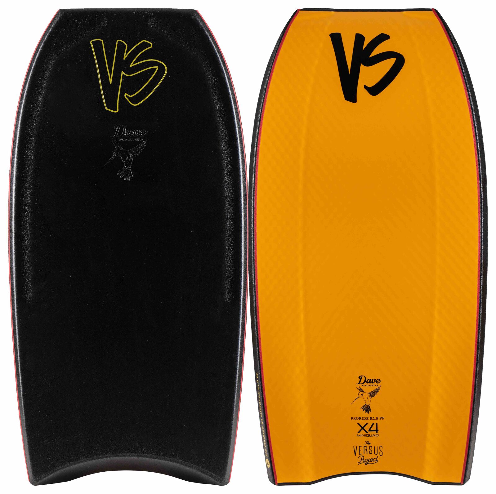 VS Dave Winchester Pro Ride X4 Polypro Core Bodyboard is designed