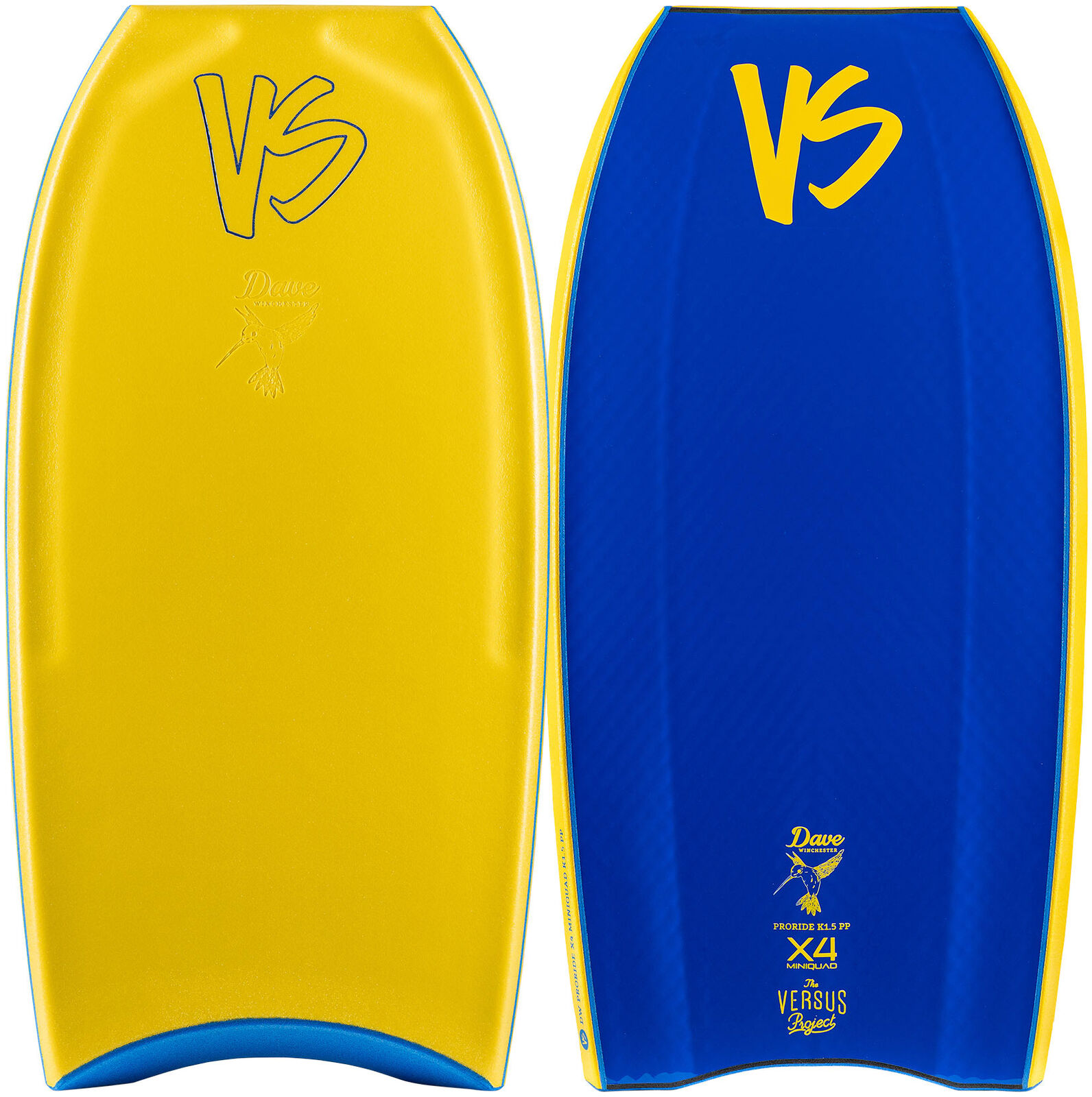 VS ボディボード DAVE Winchester VS Dave Winchester Pro Ride X4 K15 Polypro Core Bodyboard is