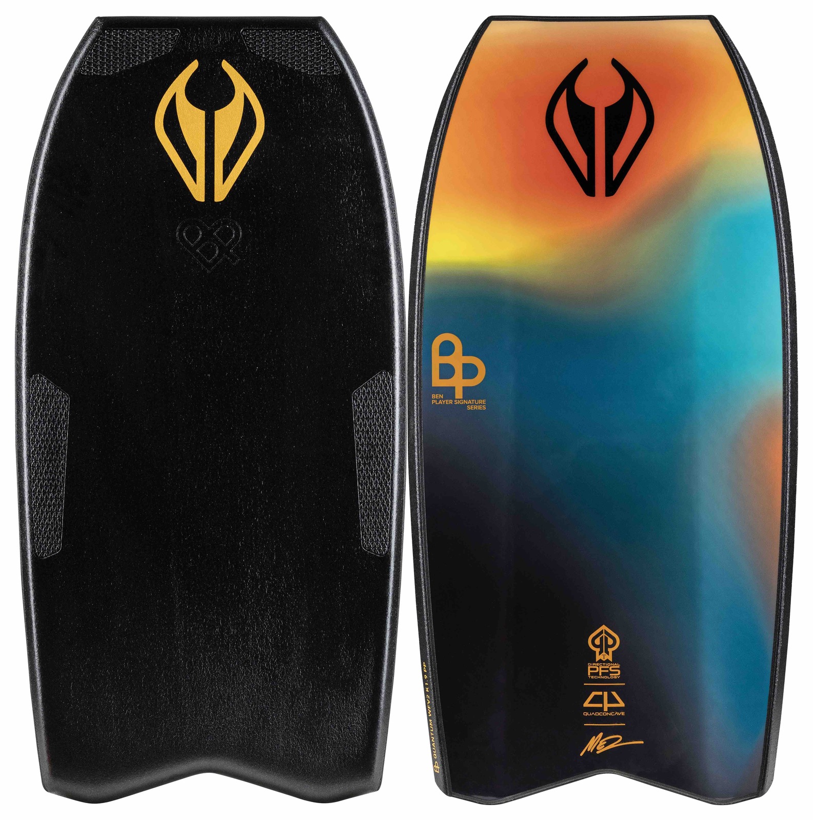NMD Ben Player Quad Concave ISS Polypro Core Wi Fly Bodyboard. Designed to perform for pro riders