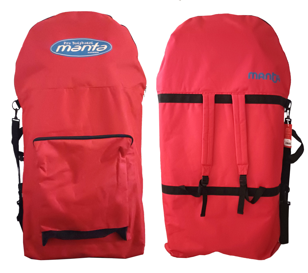 Manta Canvas Single Bodyboard Bag, designed to cover 1 board in sizes 42”