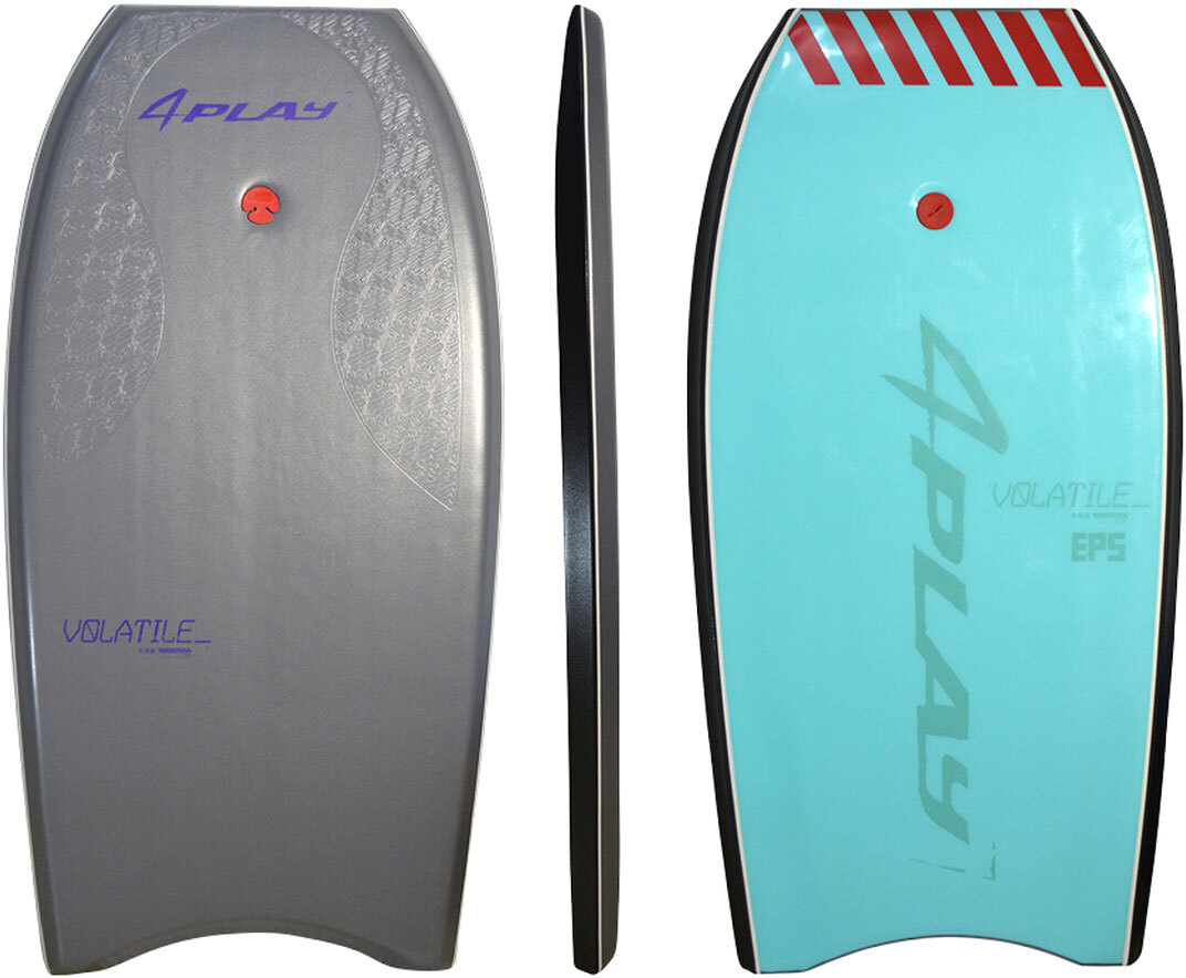 4Play Bodyboards Volatile Eps core. This boogie board is designed for