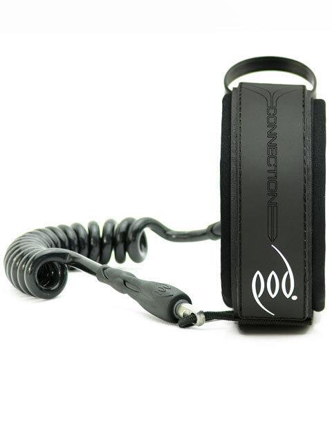 Large Details about   Pod Connection Bicep Bodyboard Leash Prone Black 