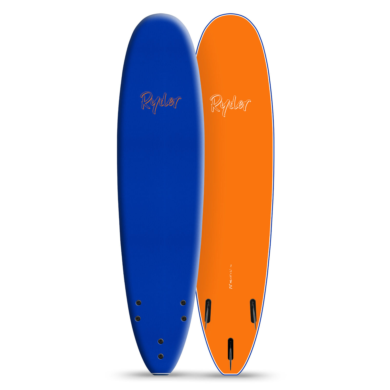 RYDER SOFT SURFBOARD - Mal Series 7'6' Malibu - RYDER SOFT SURFBOARDS