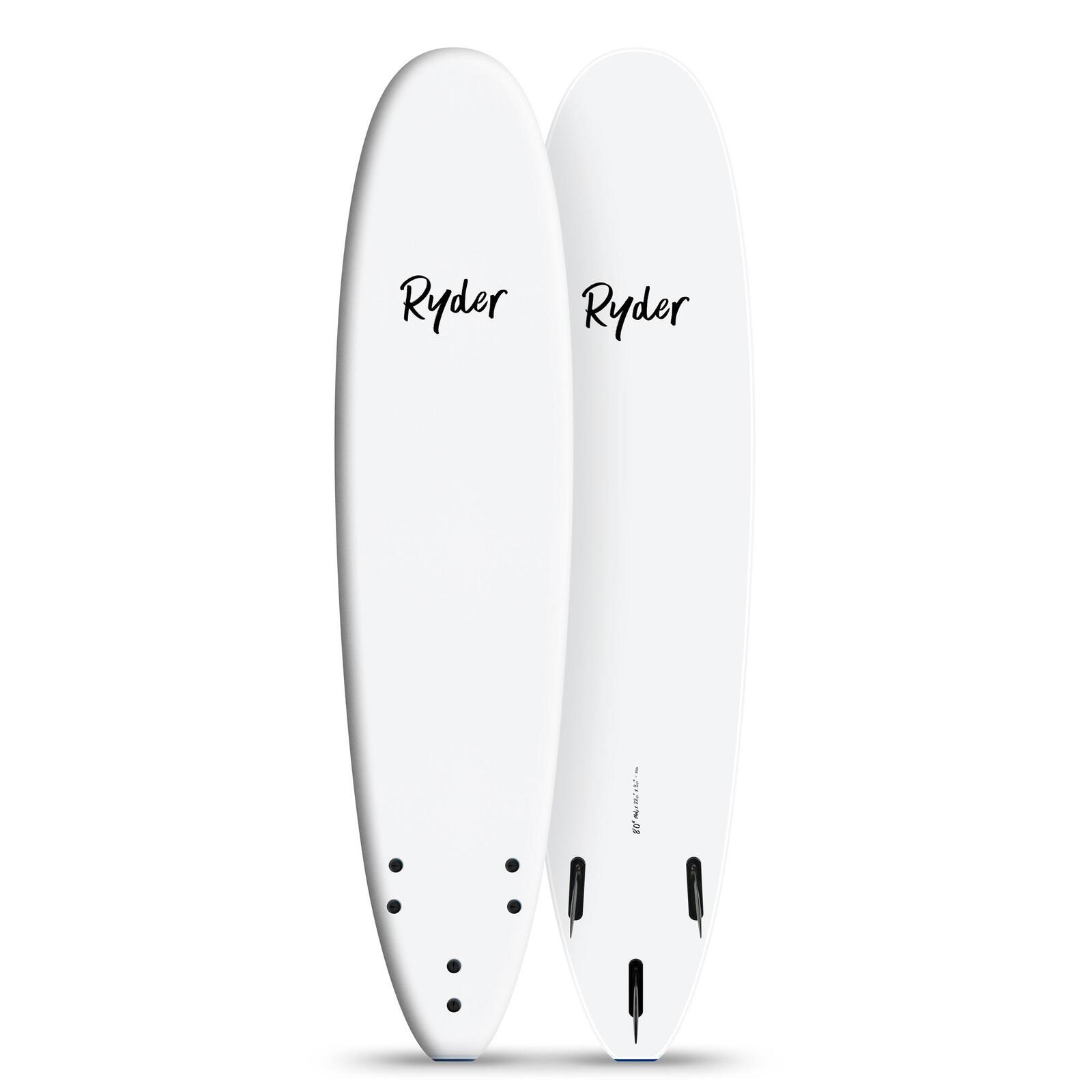 RYDER SOFT SURFBOARD - Mal Series 8'0' Malibu - RYDER SOFT SURFBOARDS