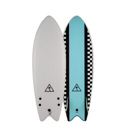 Retro Fish 5'6 White Deck