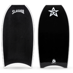 Slash Black Deck White Rails