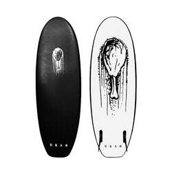Drumstick 4'10 Black Deck White Slick