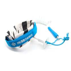 White Coil/ White Cuff// Blue Highlights