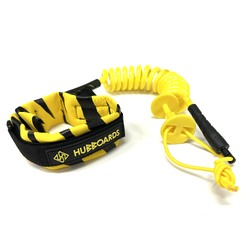 XL Bicep Yellow Coil// Yellow Black Cuff