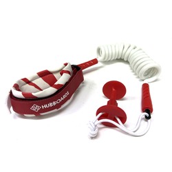 Big Wave Bicep White Coil// Red White Cuff