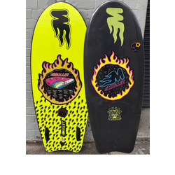 Fat Cat Black Deck// Yellow Slick