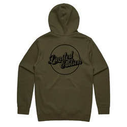 Pocket Logo Hoody Army Green