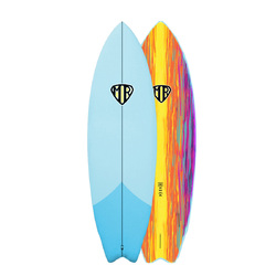 MR Epoxy 6'8 Light Blue Deck