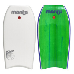 Sonic 25 White Deck Green Slick