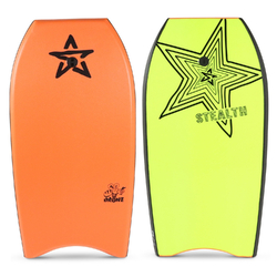 Drone Orange Deck// Black Rails// Yellow Slick