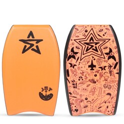 Jet Orange Deck// Black Rails// Graphic Slick