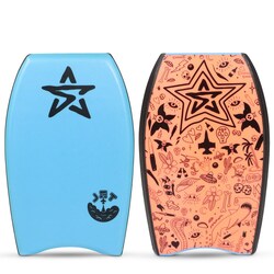 Jet Sky Blue Deck// Black Rails// Graphic Slick