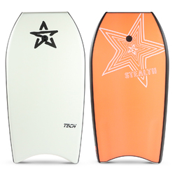 tech White Deck// Black Rails// Flouro Red Slick
