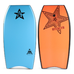 Bomber Sky Blue Deck// Black Rails // Orange Slick