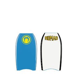 Nano Light Blue Deck// Black Rails// White Slick